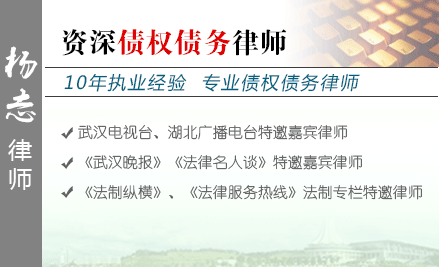 楊志,武漢債權(quán)債務(wù)律師